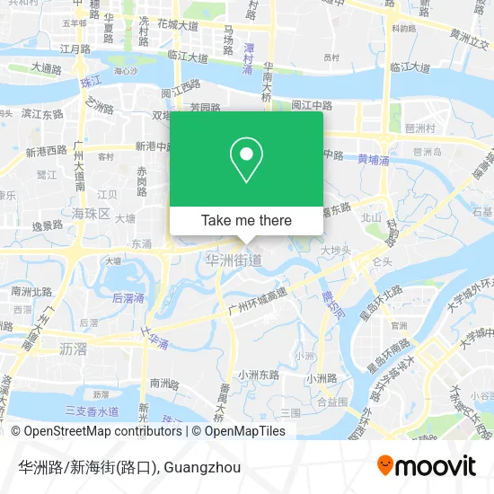 华洲路/新海街(路口) map