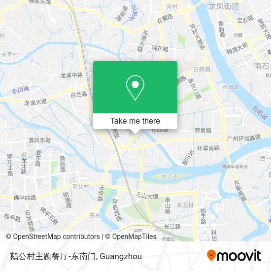 鹅公村主题餐厅-东南门 map