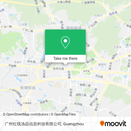 广州红线冻品信息科技有限公司 map