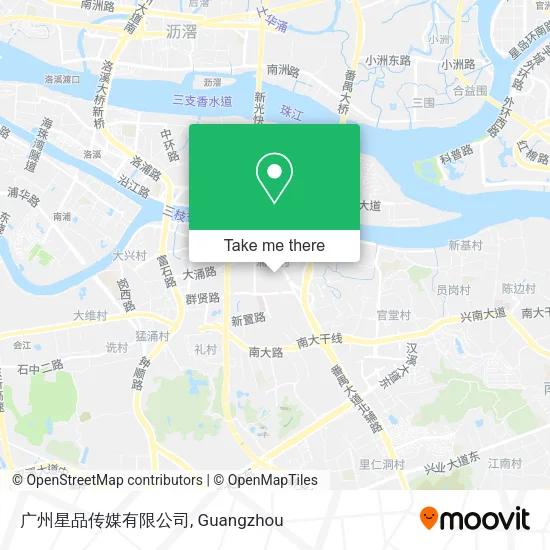 广州星品传媒有限公司 map
