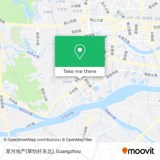 星河地产(翠怡轩东北) map