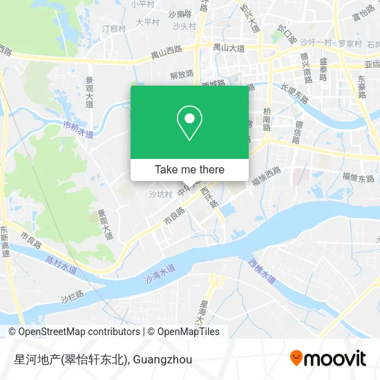 星河地产(翠怡轩东北) map