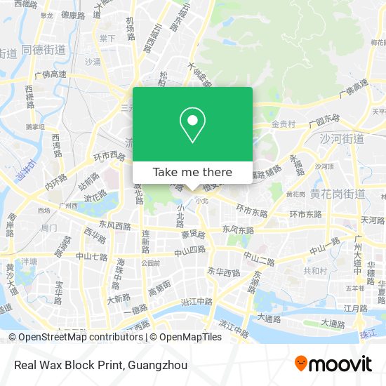 Real Wax Block Print map