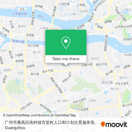 广州市番禺区南村镇官堂村人口和计划生育服务室 map