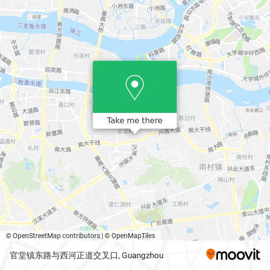 官堂镇东路与西河正道交叉口 map