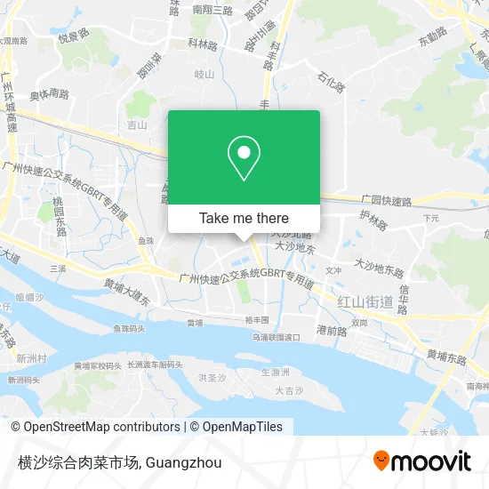 横沙综合肉菜市场 map