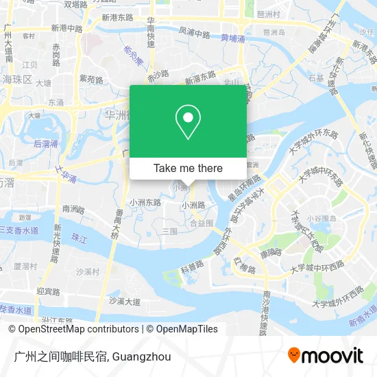 广州之间咖啡民宿 map