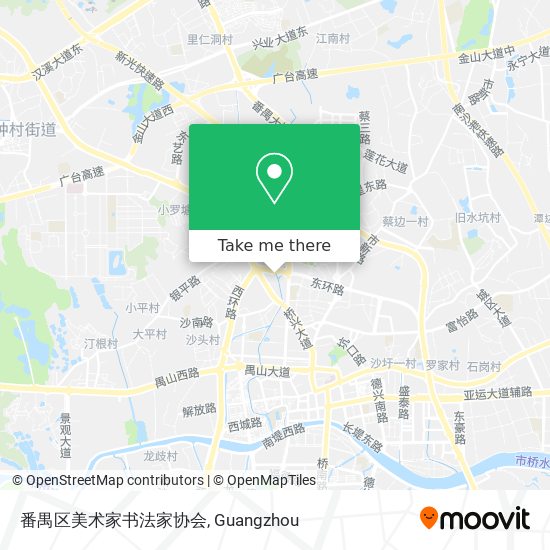 番禺区美术家书法家协会 map