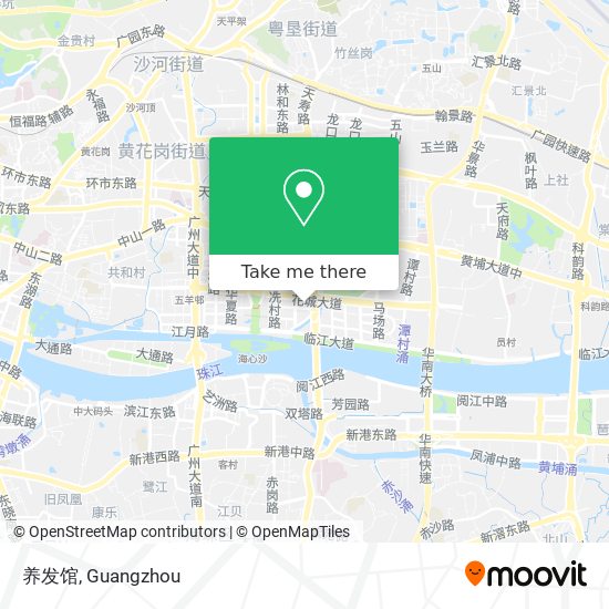 养发馆 map