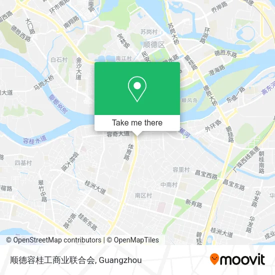 顺德容桂工商业联合会 map