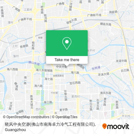晓风中央空瀞(佛山市南海卓力冷气工程有限公司) map