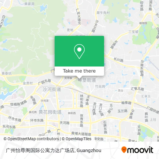 广州怡尊阁国际公寓力达广场店 map