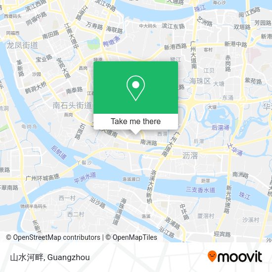 山水河畔 map