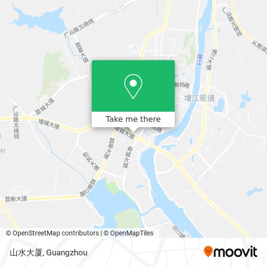 山水大厦 map