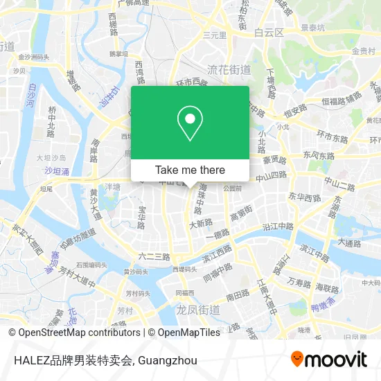 HALEZ品牌男装特卖会 map