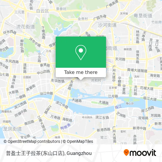 普盈士王子拉茶(东山口店) map
