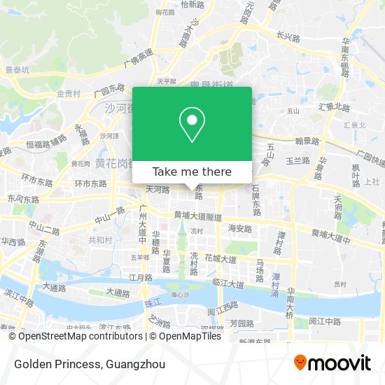 Golden Princess map