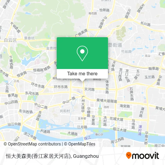 恒大美森美(香江家居天河店) map