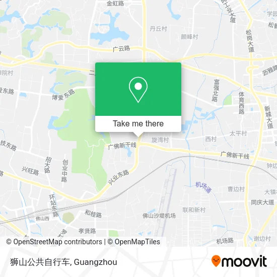狮山公共自行车 map