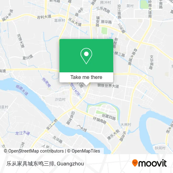 乐从家具城东鸣三排 map