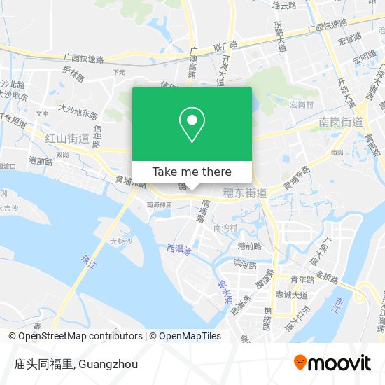 庙头同福里 map
