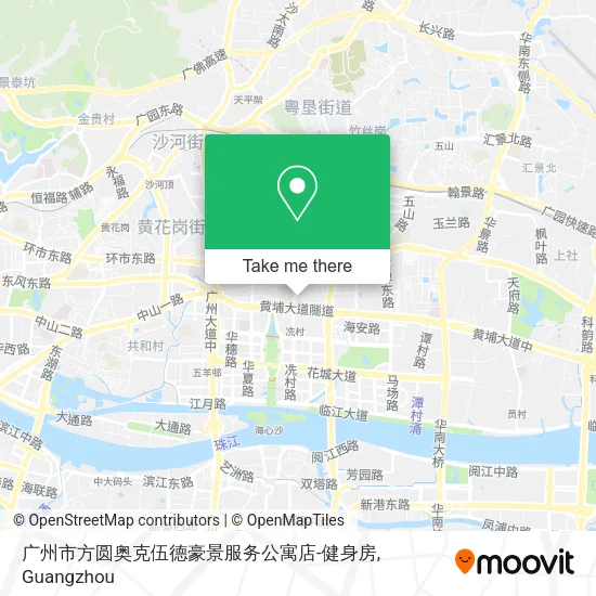 广州市方圆奥克伍德豪景服务公寓店-健身房 map