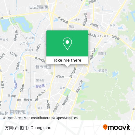 方园(西北门) map