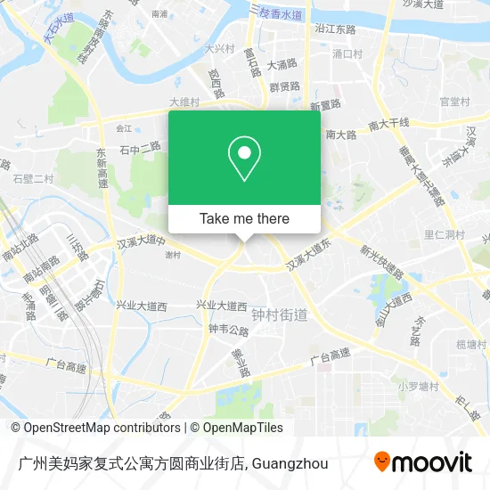 广州美妈家复式公寓方圆商业街店 map