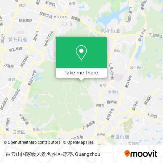 白云山国家级风景名胜区-凉亭 map