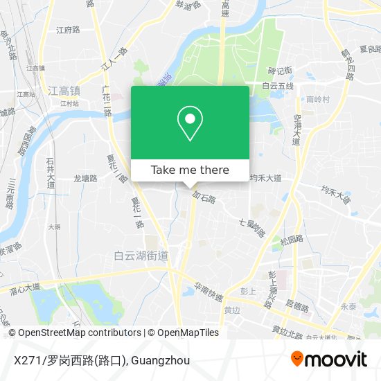 X271/罗岗西路(路口) map