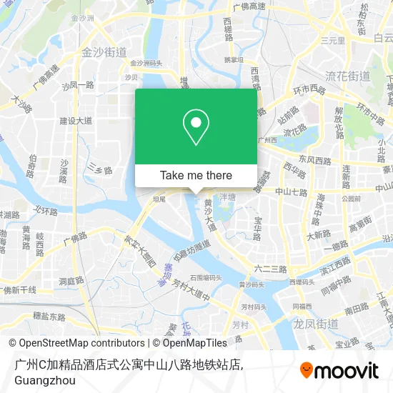 广州C加精品酒店式公寓中山八路地铁站店 map