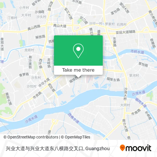 兴业大道与兴业大道东八横路交叉口 map