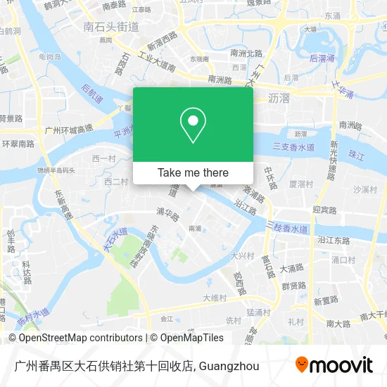 广州番禺区大石供销社第十回收店 map