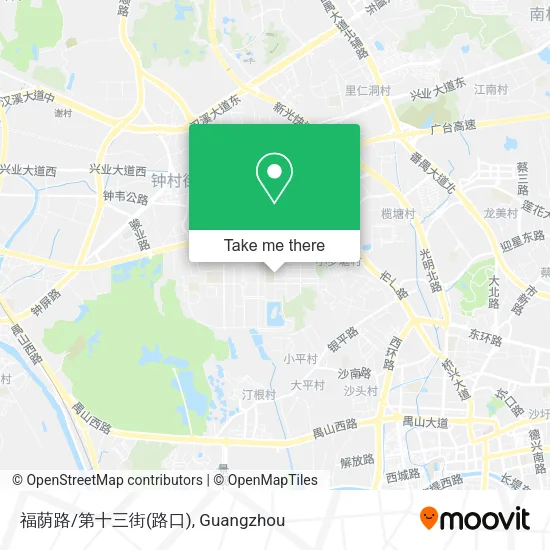 福荫路/第十三街(路口) map