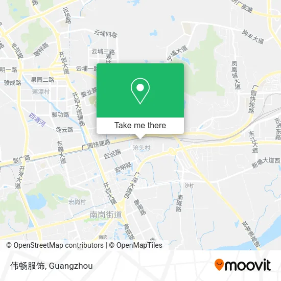 伟畅服饰 map