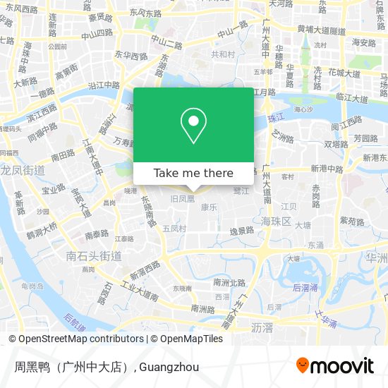 周黑鸭（广州中大店） map