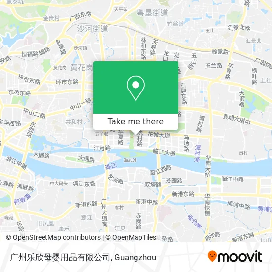 广州乐欣母婴用品有限公司 map