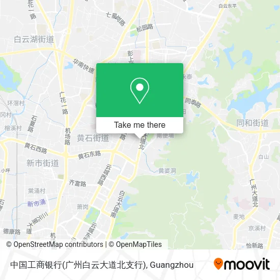 中国工商银行(广州白云大道北支行) map