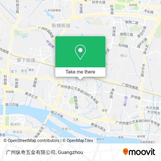 广州纵奇五金有限公司 map