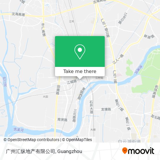 广州汇纵地产有限公司 map