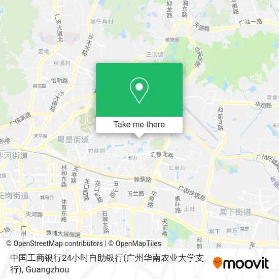 中国工商银行24小时自助银行(广州华南农业大学支行) map