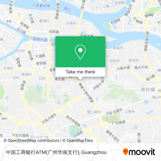 中国工商银行ATM(广州华南支行) map