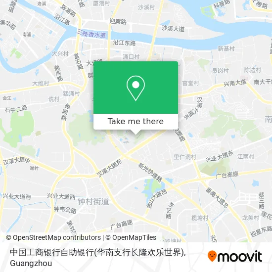 中国工商银行自助银行(华南支行长隆欢乐世界) map