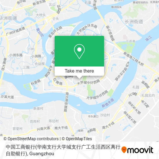 中国工商银行(华南支行大学城支行广工生活西区离行自助银行) map