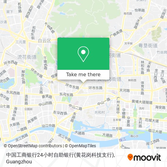 中国工商银行24小时自助银行(黄花岗科技支行) map