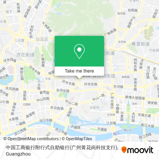 中国工商银行附行式自助银行(广州黄花岗科技支行) map