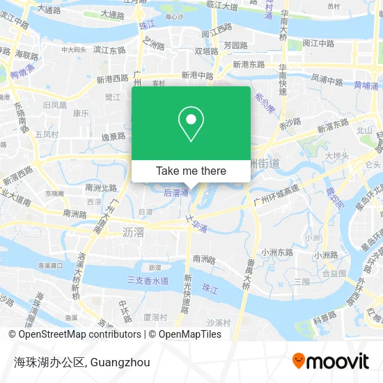 海珠湖办公区 map