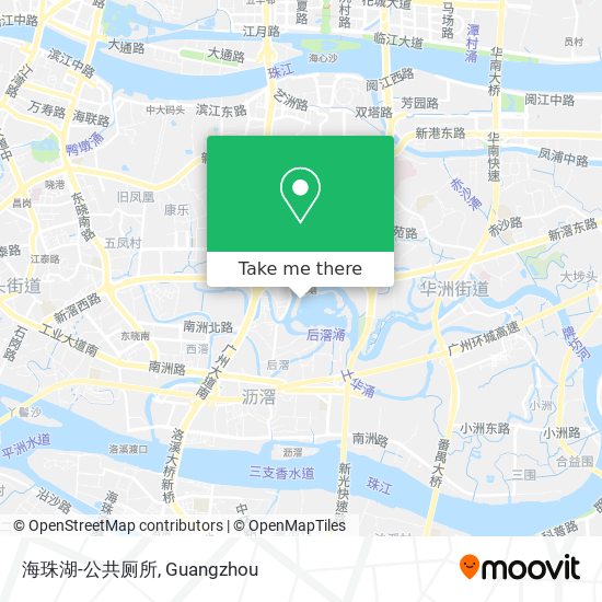 海珠湖-公共厕所 map