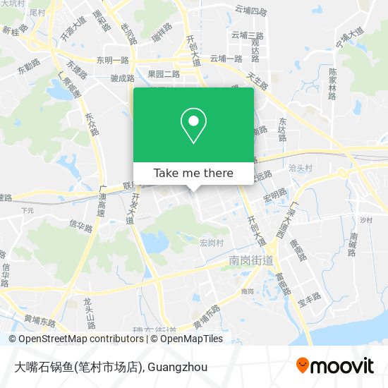 大嘴石锅鱼(笔村市场店) map