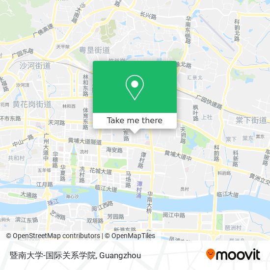 暨南大学-国际关系学院 map